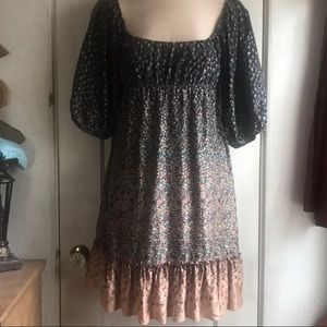 Betsey Johnson 100% Silk dress🌸Vintage Y2K